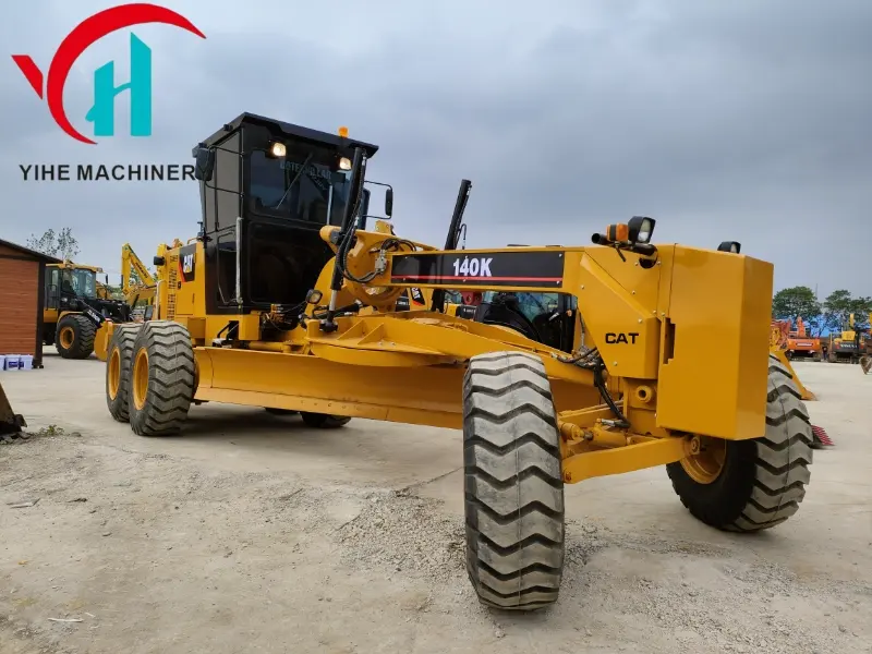 New Arrival CAT 140k Used Grader Equipment Powerful Agricultural Machine For Sale