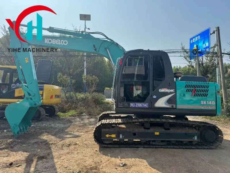 Original Price Kobelco SK140 Used Medium Hydraulic Excavator Powerful Engineering Machinery Supply