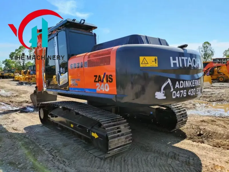 Powerful Second Hand HITACHI 240 Heavy Excavator Durable Equipment Global Supply