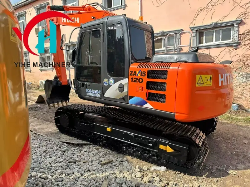 Powerful Used HITACHI 120-6 Excavator Original Condition Durable Machine