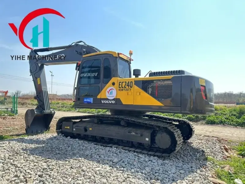 Powerful VOLVO 240 Used Excavator Heavy Construction Equipment