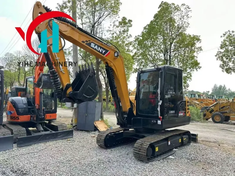 SANY 55C Second Hand Mini Hydraulic Excavator Equipment Durable Construction Machine