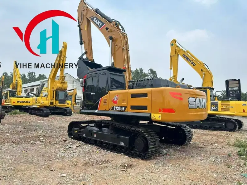 Second Hand Heavy Construction Equipment SANY SY305H Hydraulic Excavator