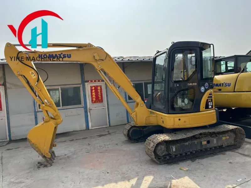 Second Hand Komatsu PC55MR Hydraulic Digger Competitive Price Global Supply