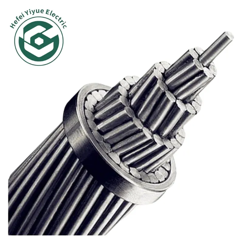 33kV ACSR Galvanized Steel Reinforced Durable Outdoor Aerial Power Cable