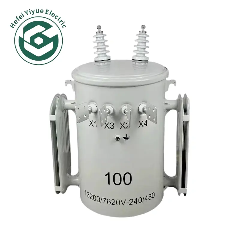 Energy Efficient 100kVA Single Phase Oil Immersed Distribution Transformer