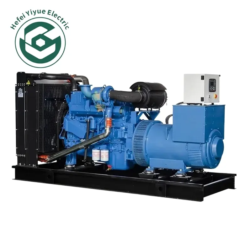 Open Type 300kW Turbocharged Diesel Emergency Power Generator