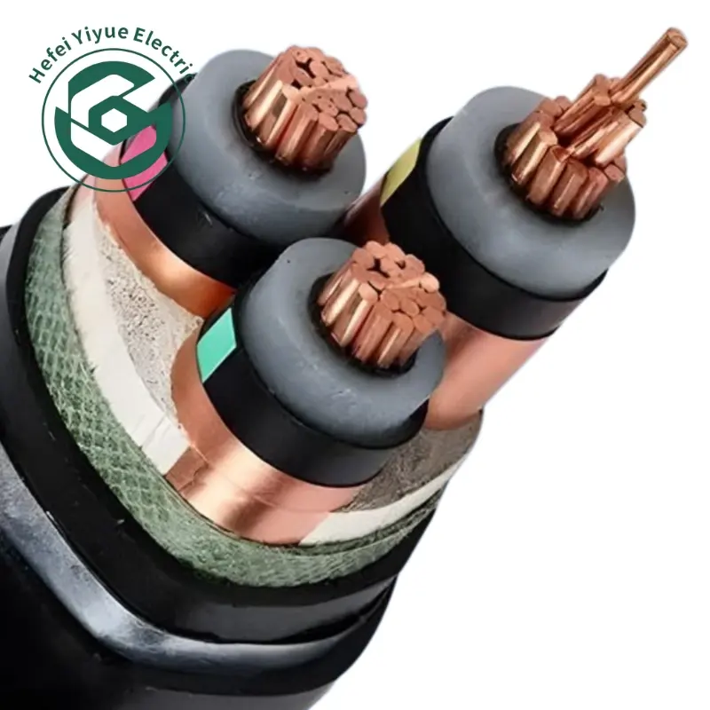 Three Core High Voltage 35kV Power Cable, XLPE Cable for Industrial Main Power Line