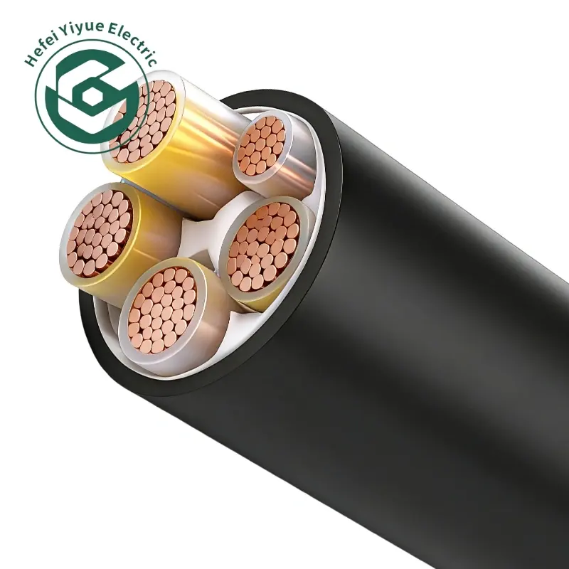 5 Core YJV Copper Conductor XLPE Insulated PVC Sheath 0.6/1kV Low Voltage Power Cable for Building Construction Indoor Wiring