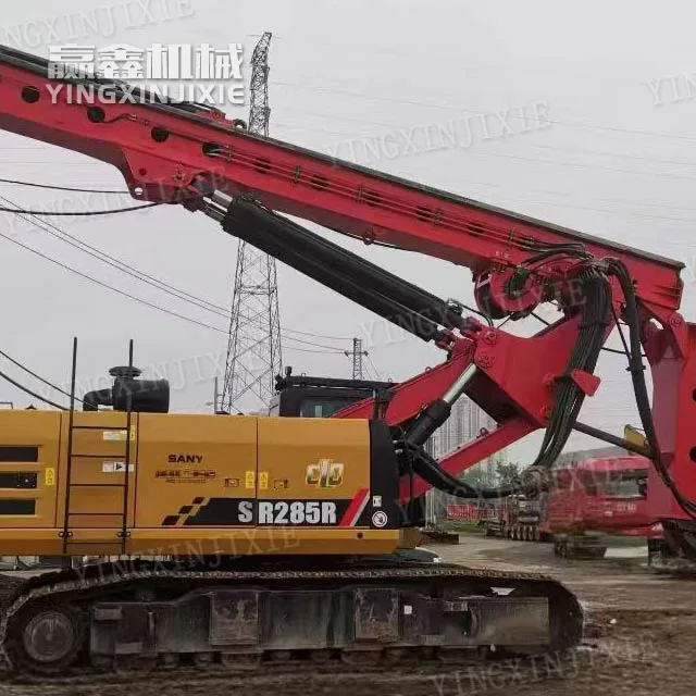 Perfuratriz rotativa SANY RIG SR285 com economia de energia