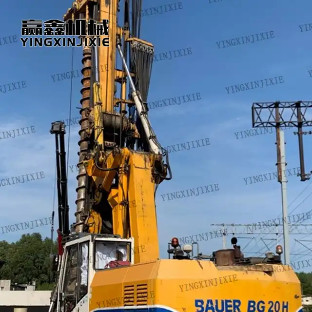 Sufficient torque BAUER BG20 Rotary Drill Rig