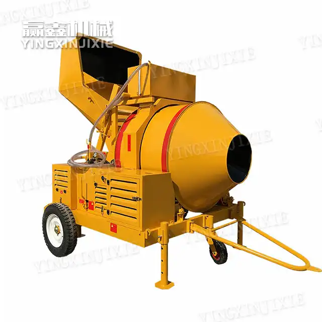 Wide power adaptability Universal model JZR500 Concrete Mixer