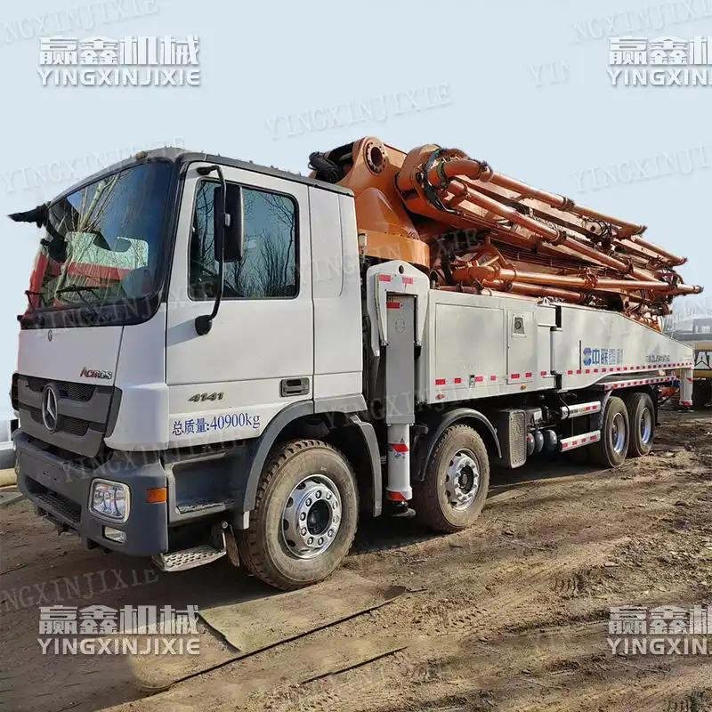 Large range Zoomlion ZLJ5419THB Concrete Pump Truck