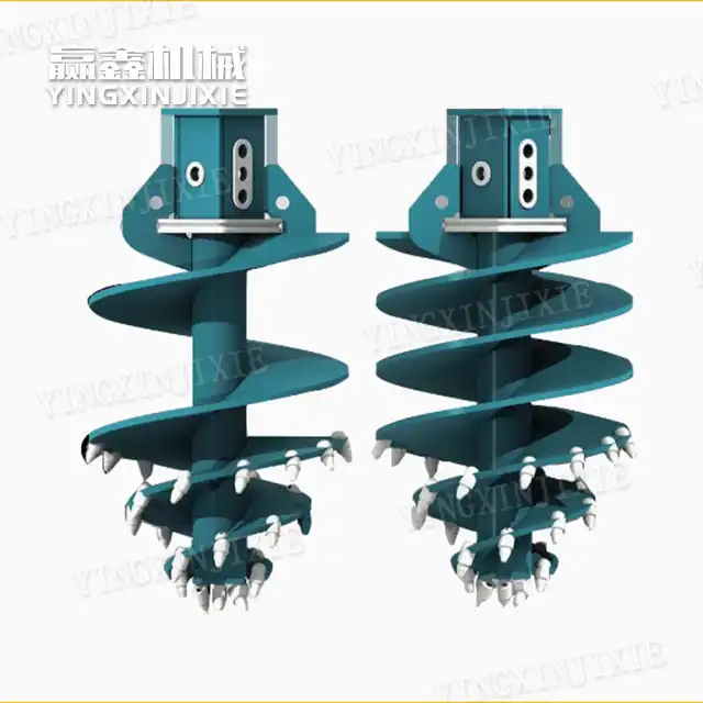 Efficient and Durable Applicable to a Wide Range of Strata Straight Auger & Conical Auger Drilling Tools