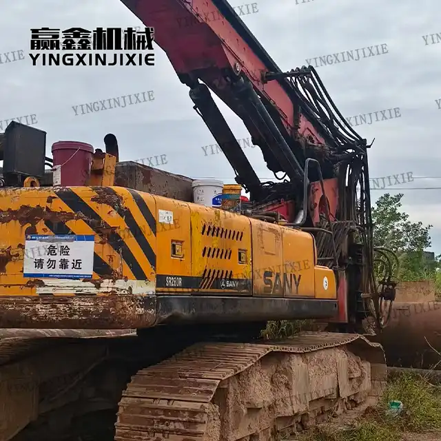 High-speed hole formation SANY Sr280 Rotary Drill Rig