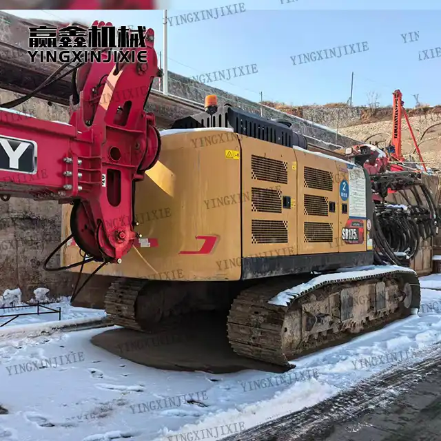 highly adaptable SANY Sr175 Rotary drilling rig