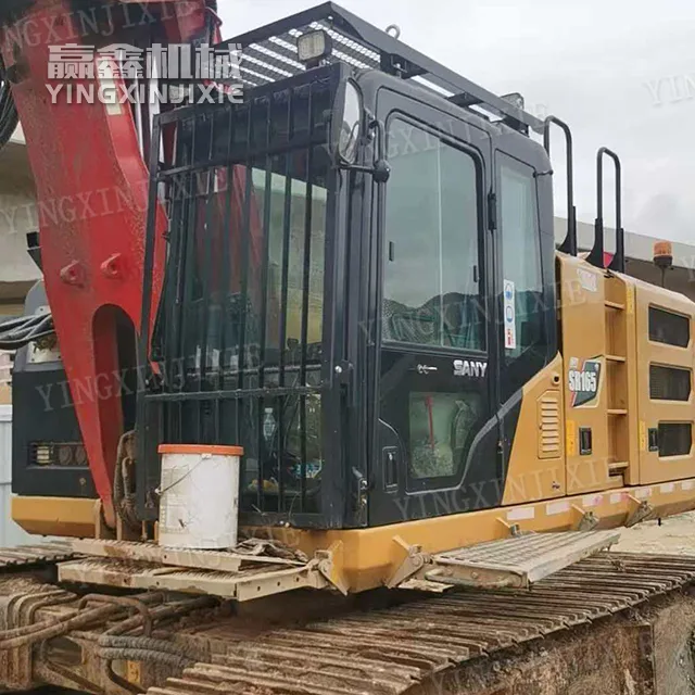 Plataforma de perforación rotativa SANY SR165 de bajo consumo de combustible y alto rendimiento.