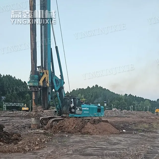 High power matching SUNWARD SWDM250 Rotary Drilling Rig