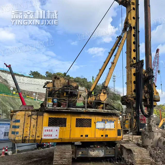 Ultra-high torque BAUER BG38 Rotary Drilling Rig