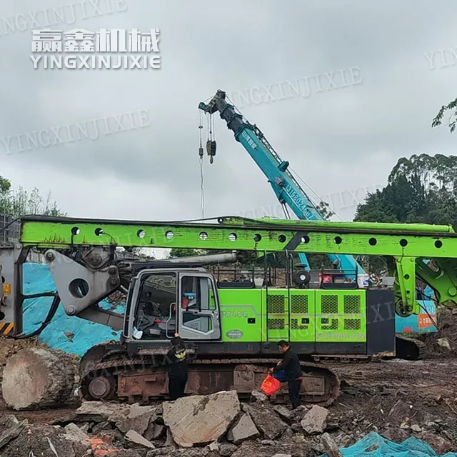 Faster soil disposal Zoomlion ZR240G Rotary Drilling Rig
