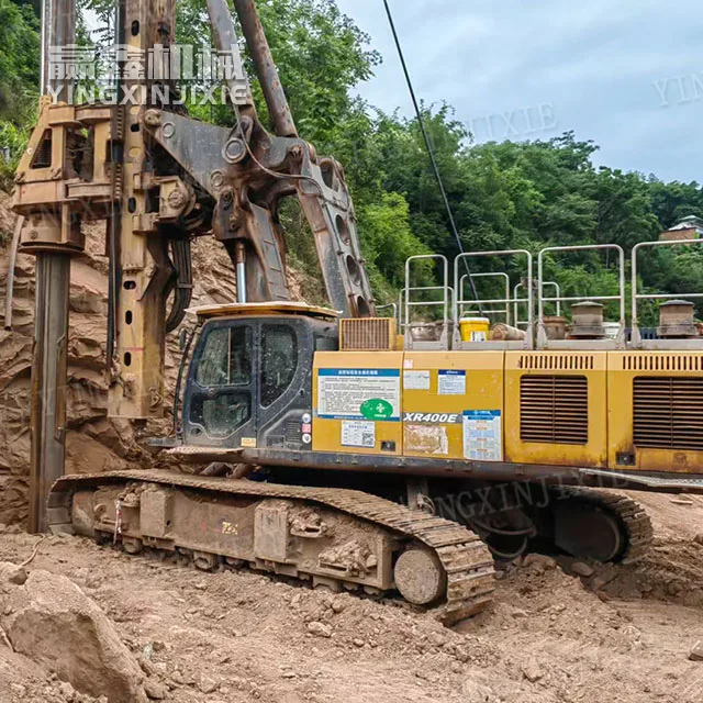 High-pressure hydraulics XCMG XR400E Rotary Drilling Rig