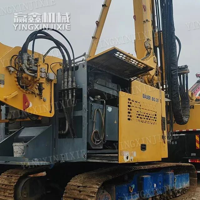 Stable and reliable design BAUER BG30 Rotary Drilling Rig
