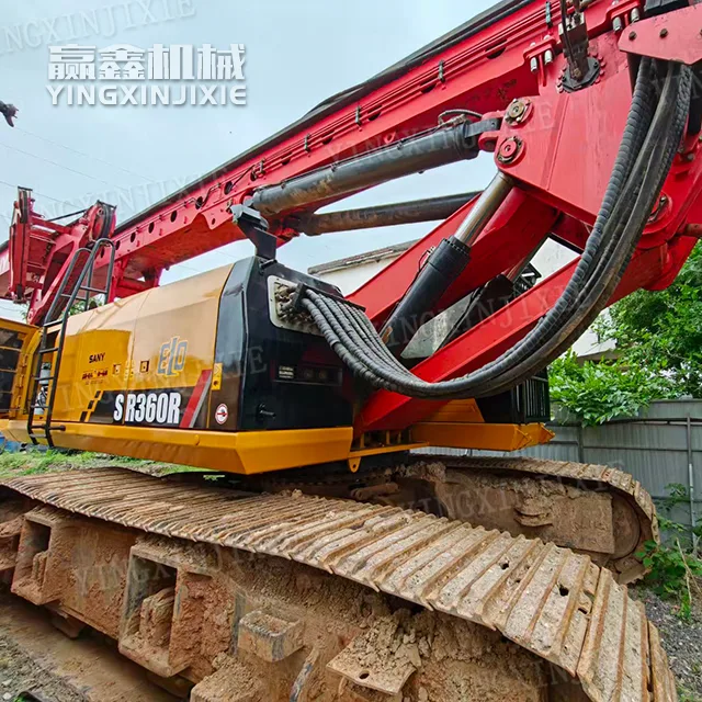 Efficient Deep Pile Construction SANY SR360R Rotary Drilling Rig