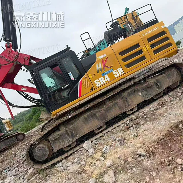 Strong rock penetration capability SANY SR405R Rotary Drilling Rig