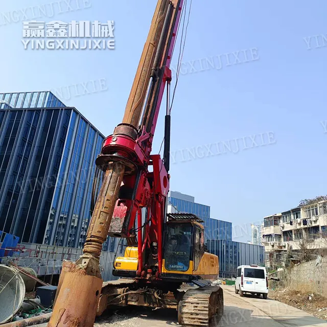 High verticality of drilled hole SANY SR200 Rotary Drilling Rig