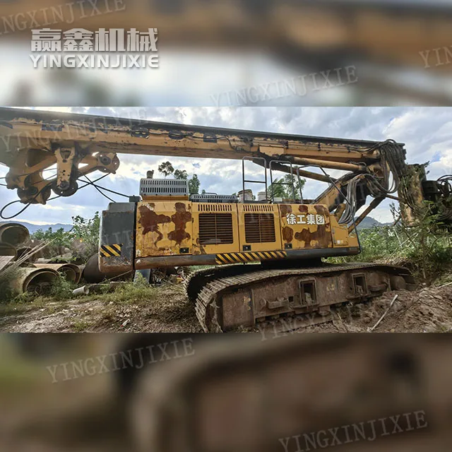 Vibration and torsion resistance XCMG XR220D Rotary Drilling Rig