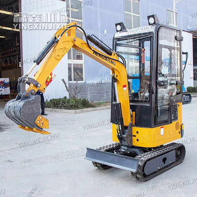 Miniexcavadora Hengwang HW-10 de 1 tonelada