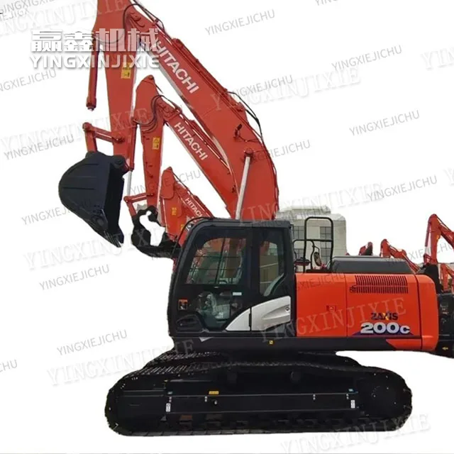 Excavación de movimiento de tierras con excavadora Hitachi ZX200C-6A