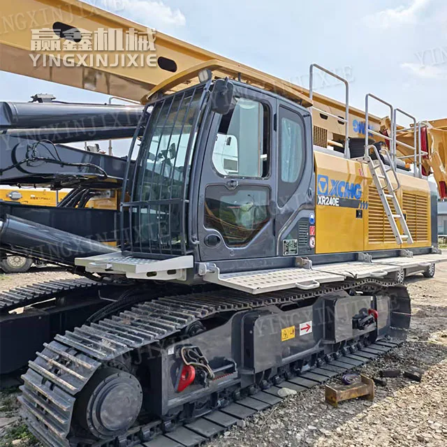 Stable anti-deflection drilling XCMG XR240E Rotary Drilling Rig