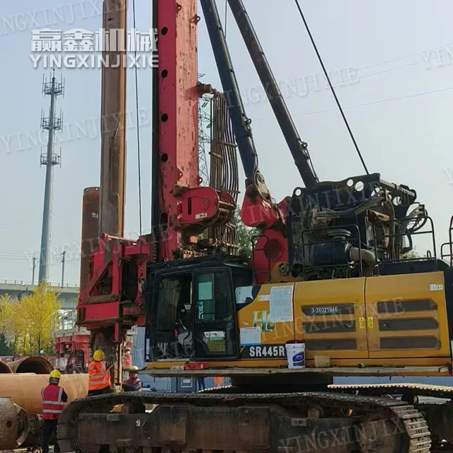 Perfuratriz rotativa SANY SR485 de alto torque para estacas profundas