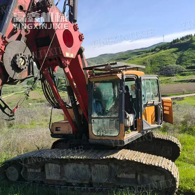 Ampla capacidade de construção da perfuratriz rotativa SANY SR150C