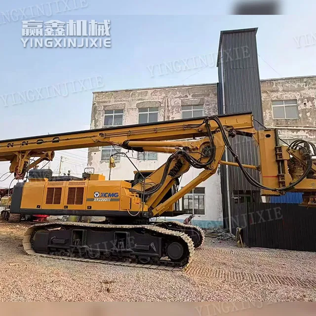 High torque deep pile XCMG XR220D Rotary Drilling Rig