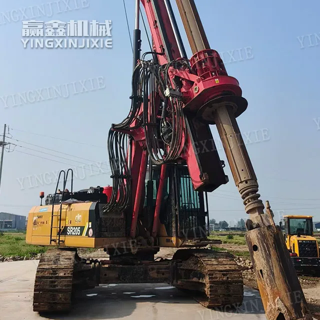 Strong Construction Capability SANY SR155 Rotary Drill Rig