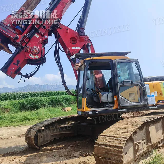 Automatic hole alignment SANY SR150 Rotary Drill rig