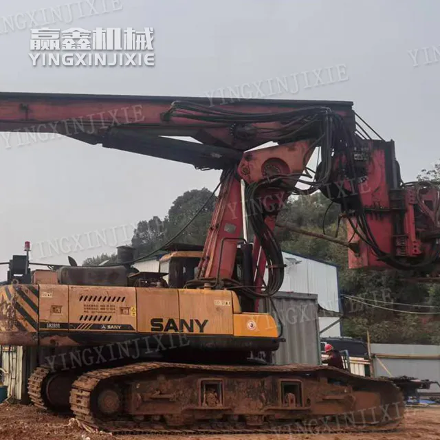 Strong anti-overturning capability SANY SR280R Rotary Drilling Rig