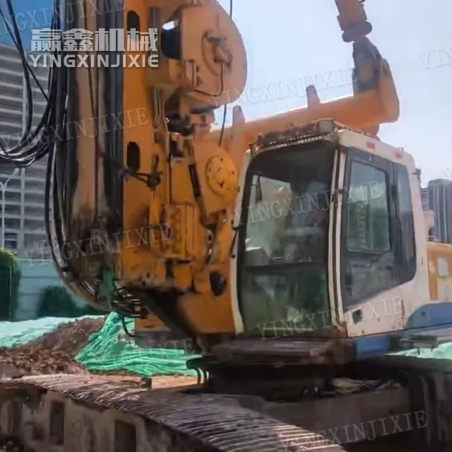 High verticality of hole‑forming BAUER BG25 Rotary Drill Rig