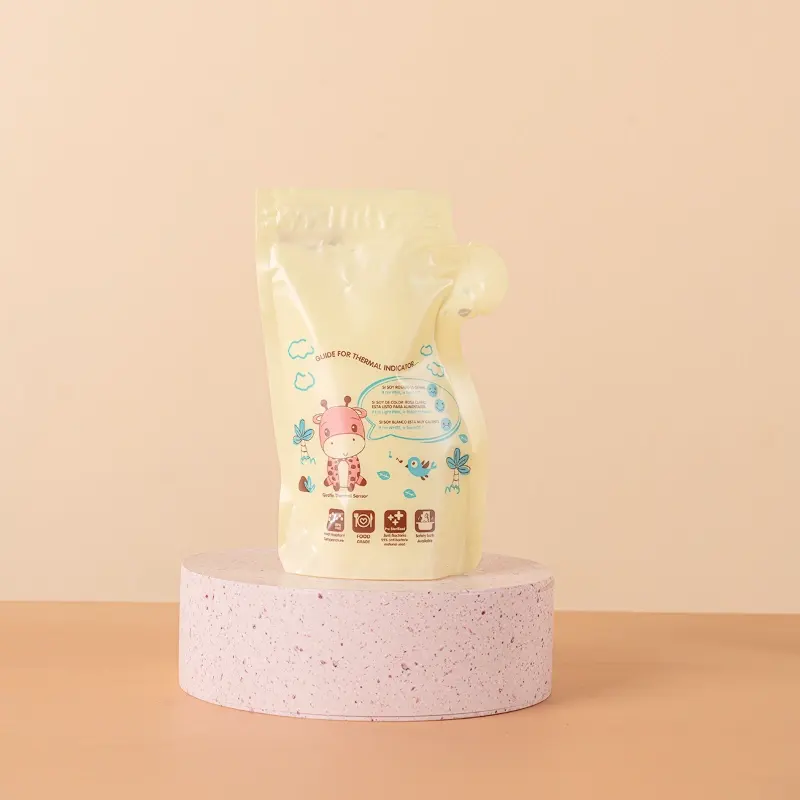 Yellow Cartoon Breastmilk Bag，Customised Breastmilk Bags