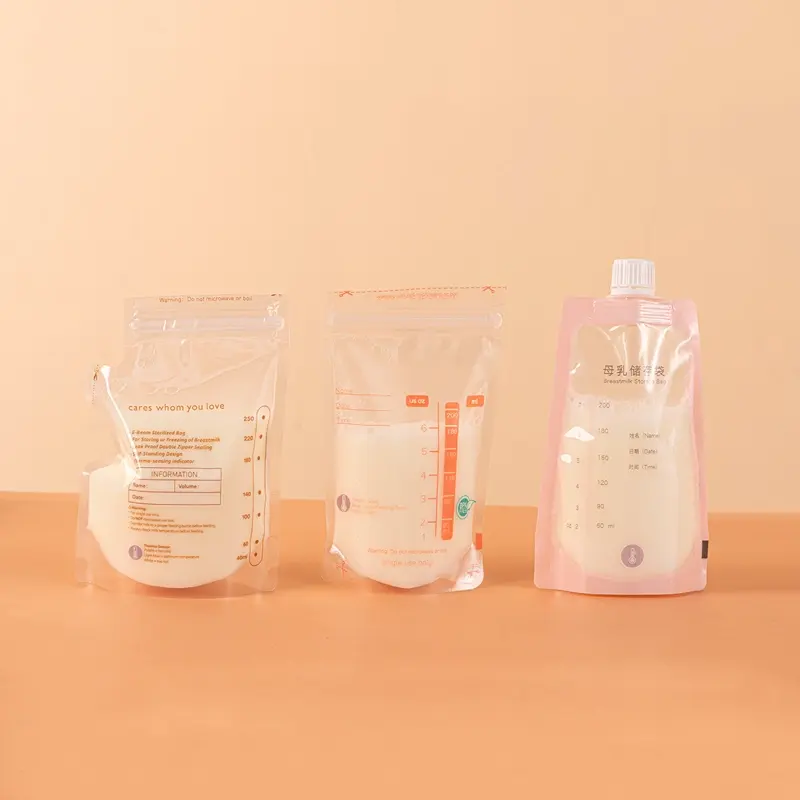 Freezer Safe Breast Milk Storage Bags，Three types of breastmilk bags