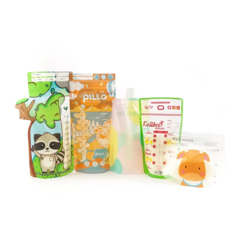 Cartoon Pattern Breastmilk Bag，Customised Breastmilk Bags