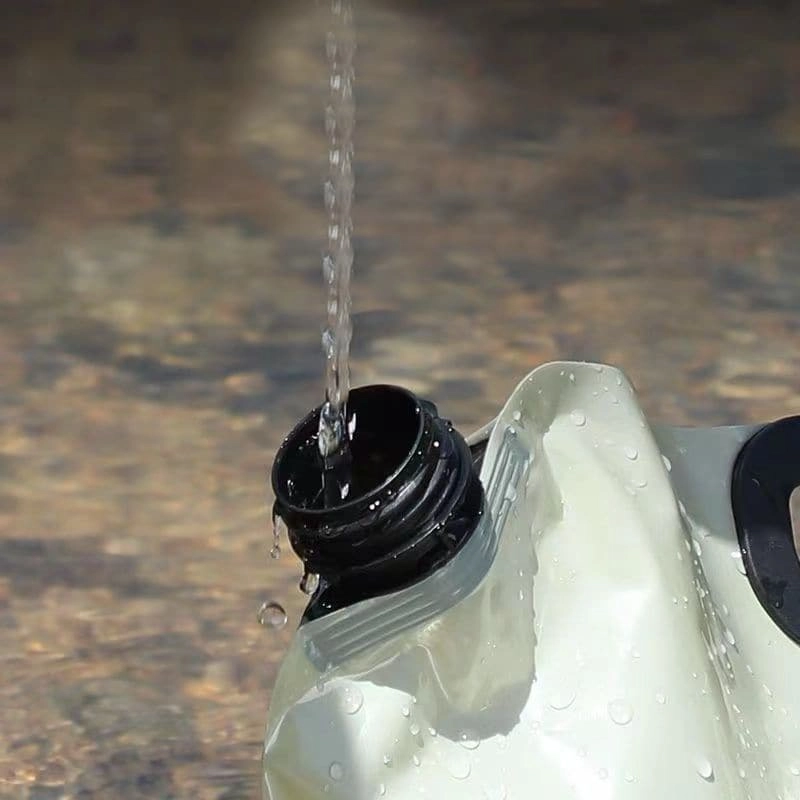 Grifo portátil plegable para bolsa de agua