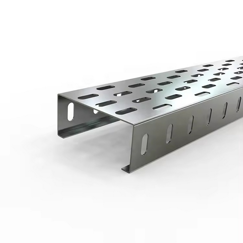 Tray-type perforated galvanized cable trays, powder-coated cable trays, trough-type …