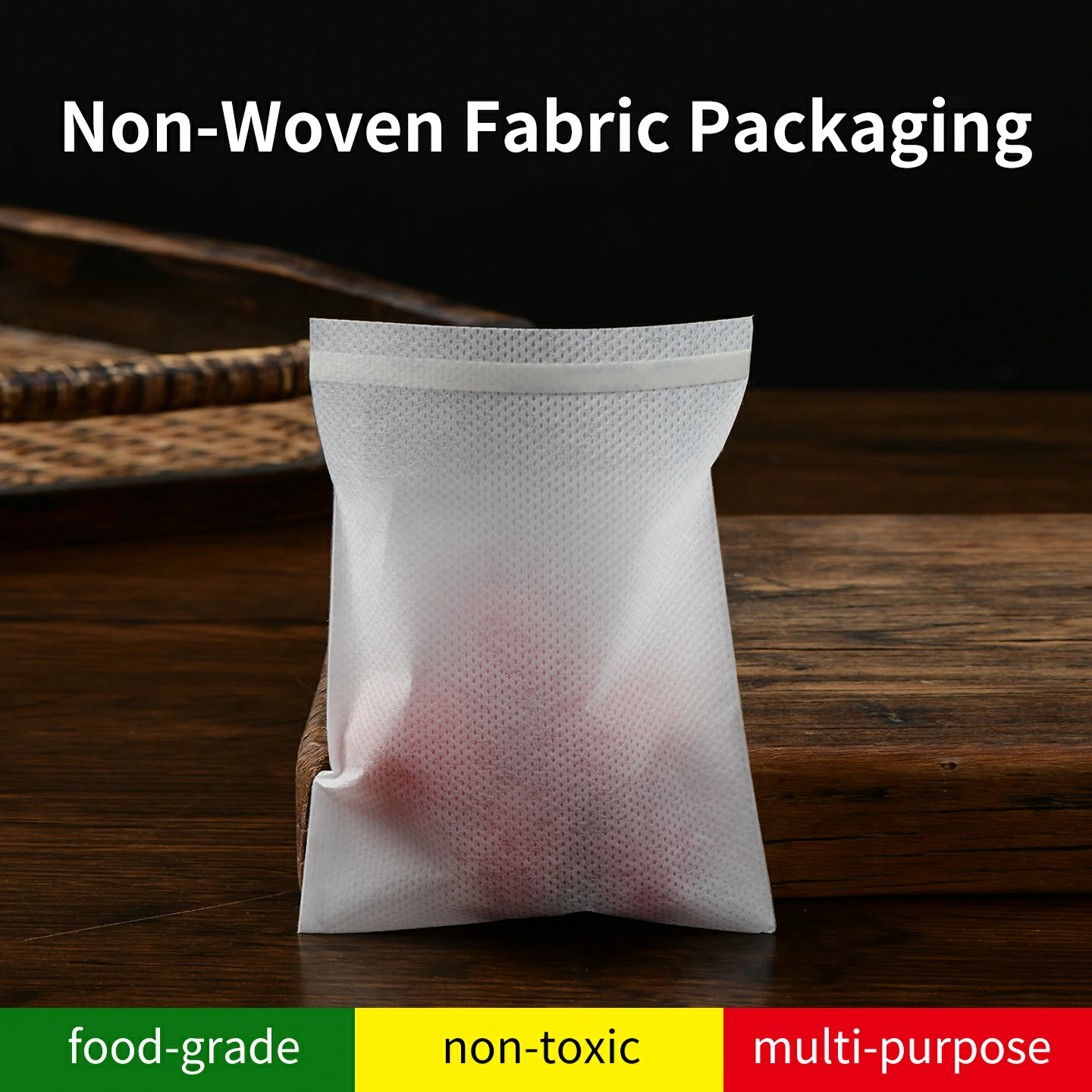 Disposable non-woven packaging bag