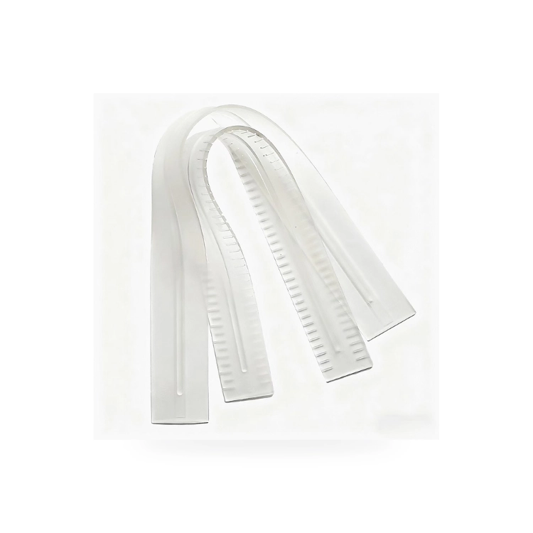 Transparent polyurethane squeegee blades replacement pair for automatic floor scrubber
