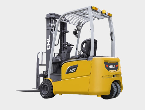 three wheel electric forklift