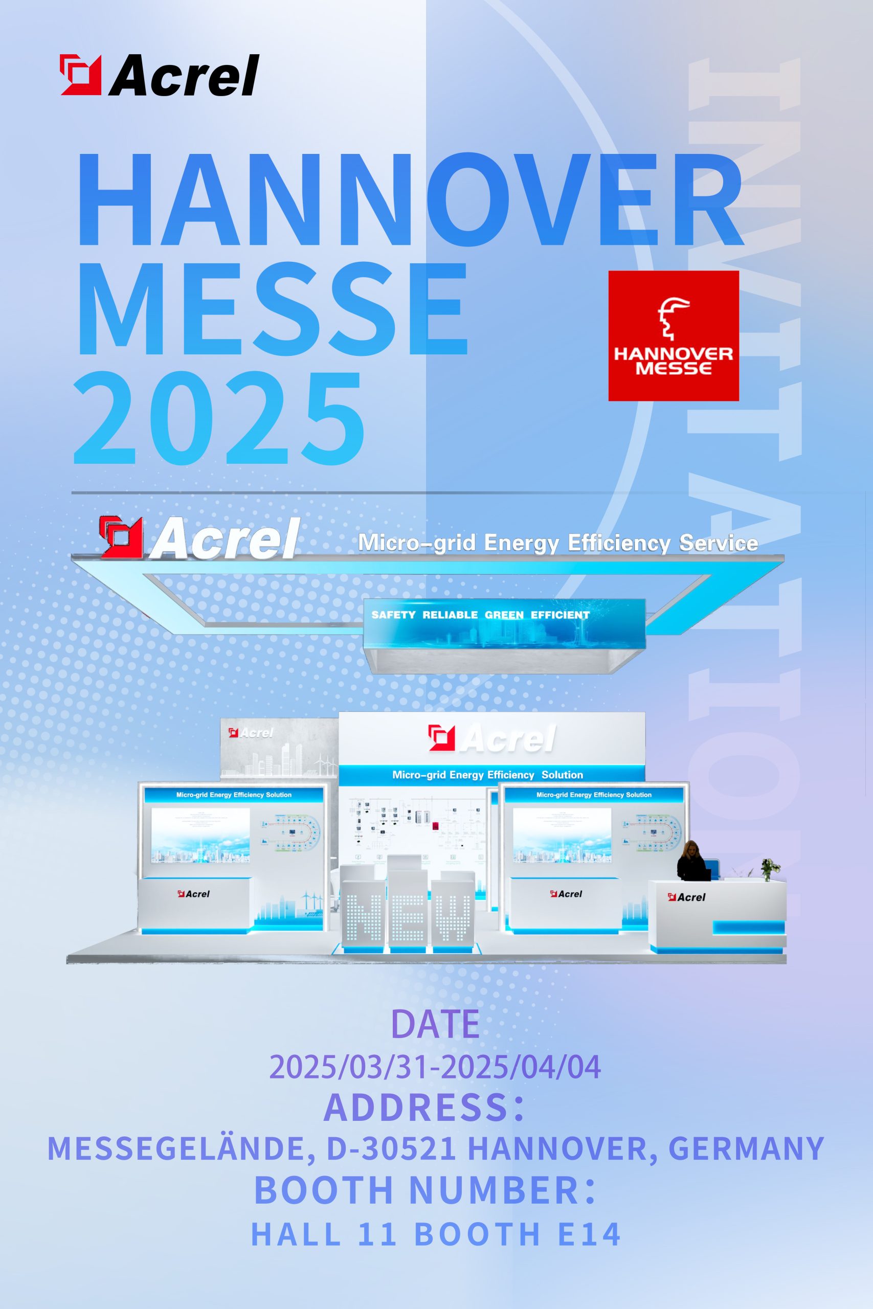 Willkommen zur Acrel Hannover Messe 2025!
