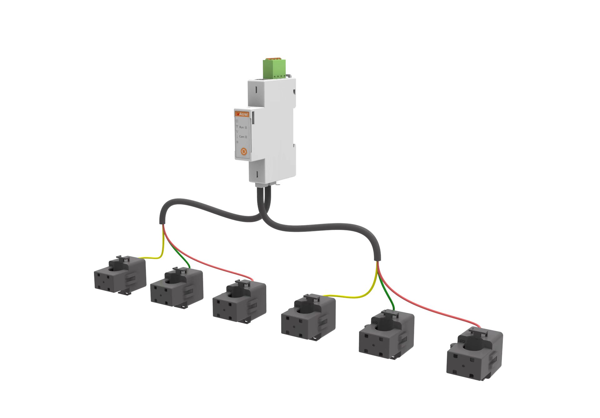 ADL400W Dreiphasiger CT-DIN-Schienen-Energiezähler mit integrierter Wi-Fi-Kommunikation